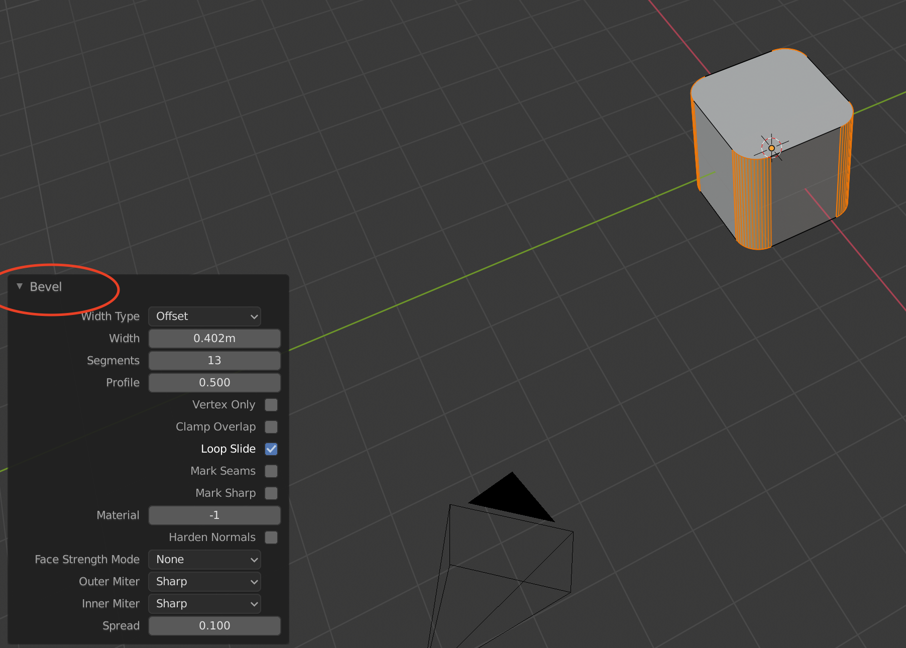 Round Corners Only On X Y Plane In Blender