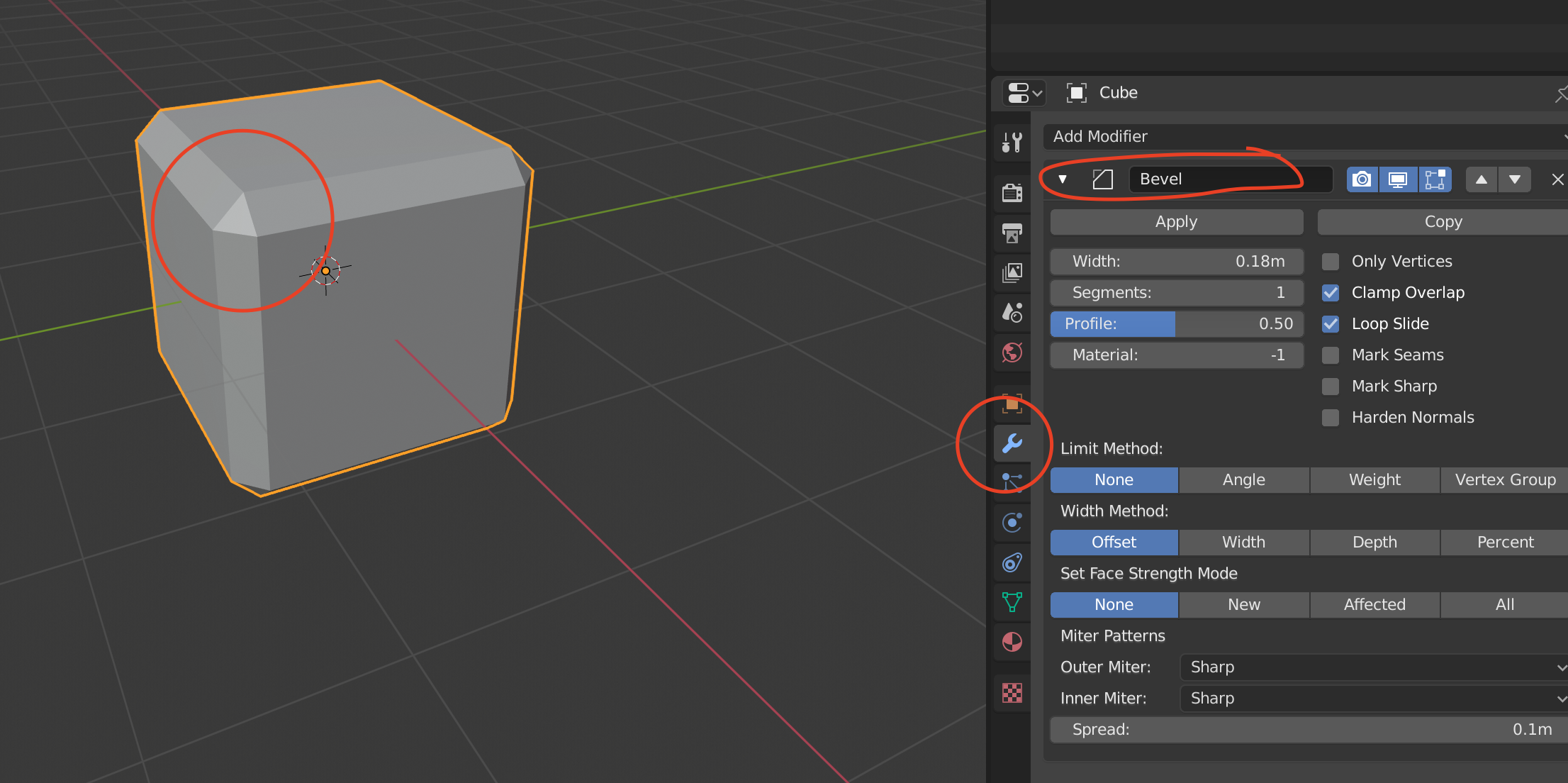 Round Corners Only On X Y Plane In Blender